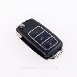 Корпус ключа для Audi Ауді 3 кнопки, Без леза ключа, корпус + Емблема