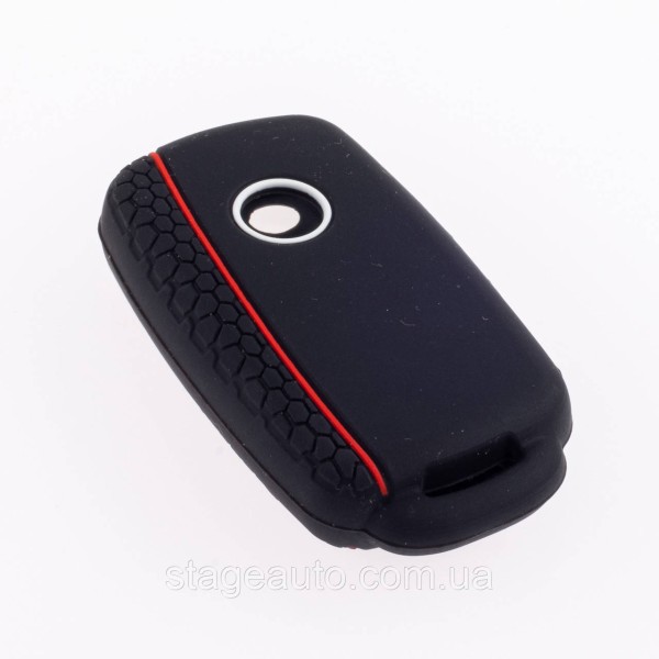 Silicone Key Case VW Golf 4 5 6 7 Bora Jetta POLO MK4 MK6 Passat B5 B6 Black Volkswagen