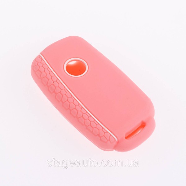 Silicone Key Case for VW Golf 4 5 6 7 Bora Jetta POLO MK4 MK6 Passat B5 B6 Pink Volkswagen