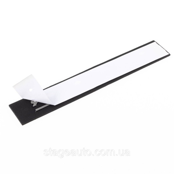 Emblem DUAL MOTOR Tesla inscription letters Nameplate Tesla DUAL MOTOR black on the trunk