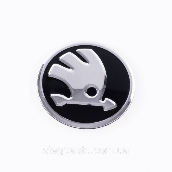 Emblem badge on the steering wheel Skoda Skoda 42 mm Octavia Tour, A5, Fabia, Rapid, Superb