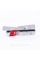 Emblem badge S line in the radiator grille Audi Audi Chrome, nameplate with line 9.0 x 1.8 cm