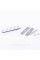 Emblem badge S line in the radiator grille Audi Audi Chrome, nameplate with line 9.0 x 1.8 cm