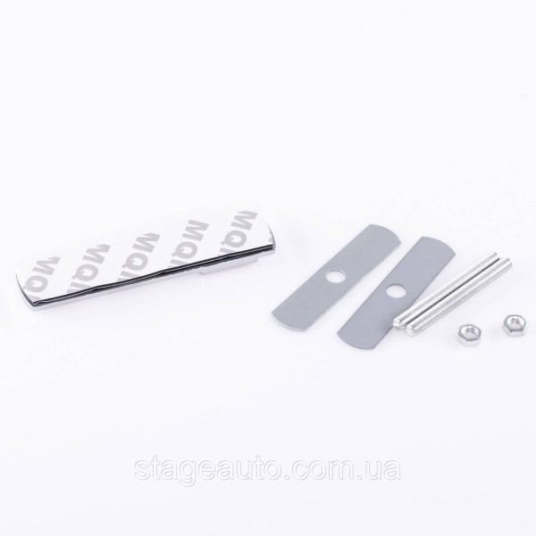 Emblem badge S line in the radiator grille Audi Audi Chrome, nameplate with line 9.0 x 1.8 cm