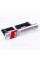 Emblem badge S line in the Audi radiator grille Audi Gray mat, nameplate with line