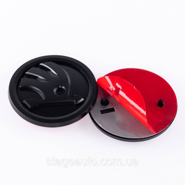 Emblems badges for the hood, trunk Skoda Skoda 79mm. Set (set of 2)