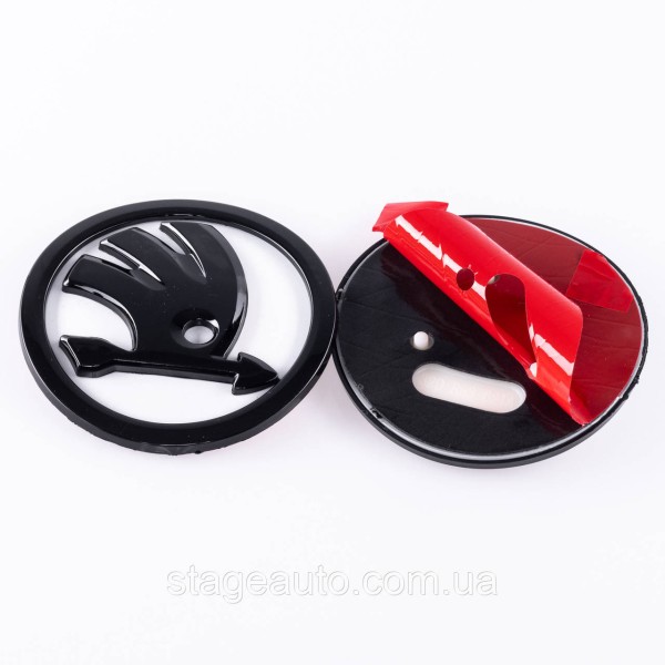 Emblems badges for the hood, trunk Skoda Skoda 90mm, 80mm. Set (set of 2)
