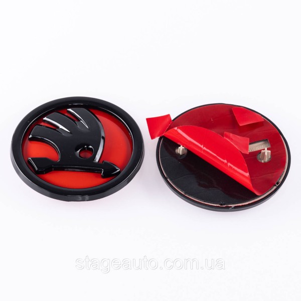 Emblems badges for the hood, trunk Skoda Skoda 79mm. Set (set of 2)