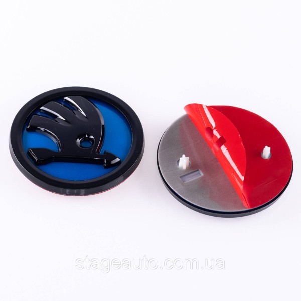 Emblems badges for the hood, trunk Skoda Skoda 90mm, 80mm. Set (set of 2)