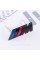 Metal emblem on the radiator grille M Power BMW Black 8.3 x 3.2 cm