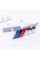 Metal emblem on the radiator grille M Power BMW BMW Chrome 8.3 x 3.2 cm