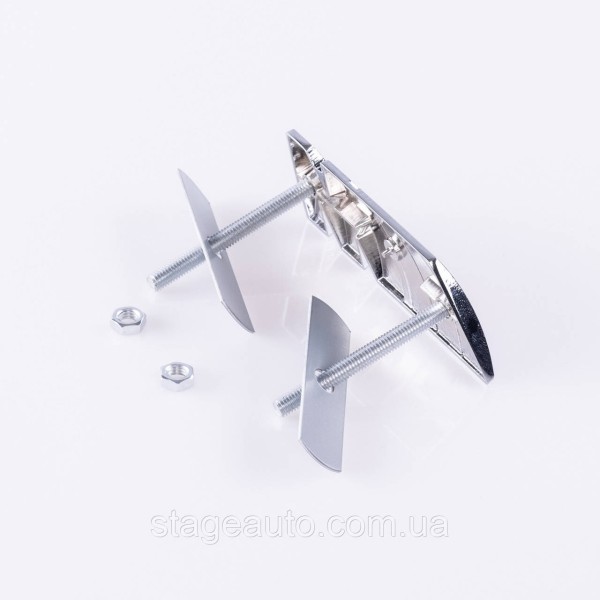 Metal emblem on the radiator grille M Power BMW BMW Chrome 8.3 x 3.2 cm