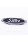 Emblem badge radiator grille, trunk Ford Ford 115 x 45 mm Black