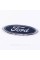 Emblem badge radiator grille, trunk Ford Ford 150 x 58 mm Blue