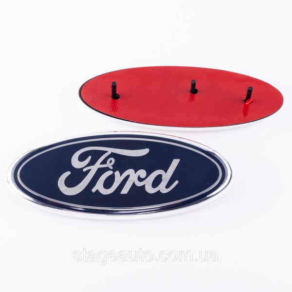 Эмблема значок решетки радиатора, багажника Ford Форд 227 х 90 мм Синяя