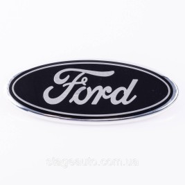 Emblem badge radiator grille, trunk Ford Ford 227 x 90 mm Black