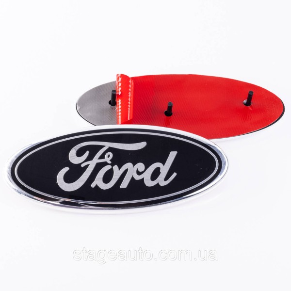Эмблема значок решетки радиатора, багажника Ford Форд 227 х 90 мм Черная