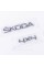 Badges emblems for trunk ŠKODA 4x4, ŠKODA 4x4 chrome (set)