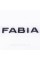Badge emblem on the trunk FABIA for ŠKODA, Fabia for Škoda black