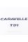 Шильдики емблеми на багажник CARAVELLE TDI, Каравелла ТДІ хром (комплект)