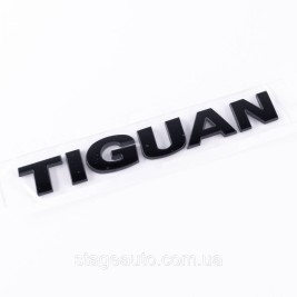 Emblem sticker for trunk lid TIGUAN Volkswagen TIGUAN 18 x 2.3 cm black