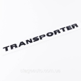 TRANSPORTER Emblem VW Volkswagen - Black, Nameplate inscription trunk transporter