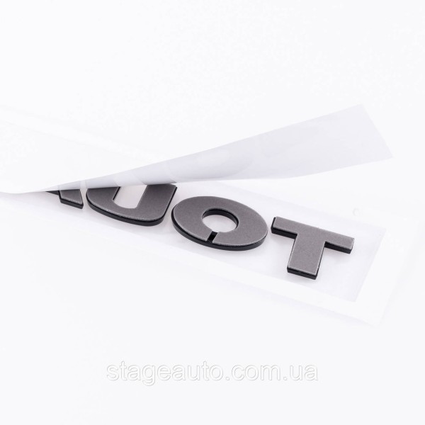 Emblem sticker on the trunk lid TOUAREG Volkswagen TOUAREG 23 x 2.3 cm Black