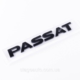 Emblem sticker on the trunk lid PASSAT Volkswagen PASSAT 19 x 2.3 cm Black