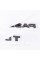 Emblem plates for the trunk PASSAT TDI, PASSAT TDI black (set)