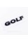 Emblem sticker for trunk lid GOLF Volkswagen GOLF 12.2 x 2.3 cm Black