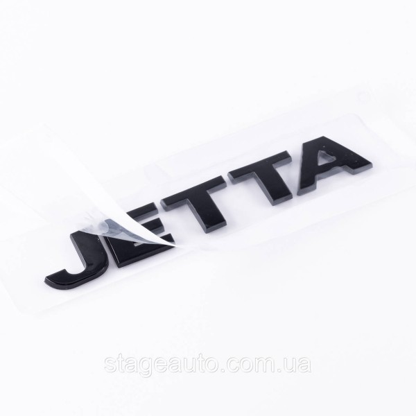 ʼEmblem sticker on the trunk lid JETTA Volkswagen JETTA 13.2 x 2.3 cm Black