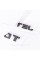 Emblem plates for trunk JETTA TDI, JETTA TDI black (set)