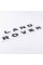 Emblem inscription LAND ROVER, Land Rover Hood/trunk (sticker) - Black