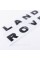 Emblem inscription LAND ROVER, Land Rover Hood/trunk (sticker) - Black