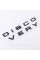 Emblem inscription DISCOVERY, Discovery Hood/trunk (sticker) - Black