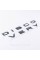 Emblem inscription DISCOVERY, Discovery Hood/trunk (sticker) - Black