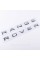 Emblem inscription RANGE ROVER, Range Rover Hood/trunk (sticker) - Chrome