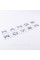 Emblem inscription RANGE ROVER, Range Rover Hood/trunk (sticker) - Chrome
