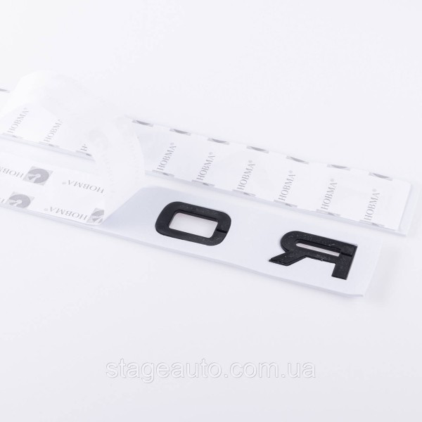 Emblem inscription RANGE ROVER, Range Rover Hood/trunk (sticker) - Black