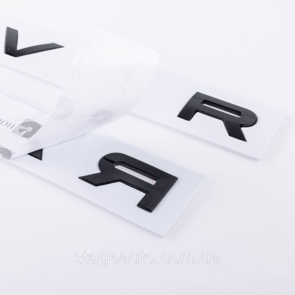 Emblem inscription RANGE ROVER, Range Rover Hood/trunk (sticker) - Black