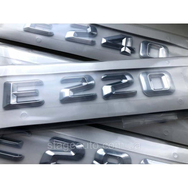 Nameplate Inscription Trunk Mercedes Benz E220