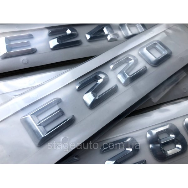 Nameplate Inscription Trunk Mercedes Benz E220
