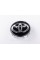 Ковпачки заглушки в литі диски TOYOTA Тойота, 62 мм Чорні, хром лого 42603-02320