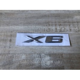 Nameplate Inscription Trunk BMW X6, E71, F16, G06, X6