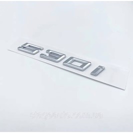 BMW Badge, Trunk Lettering BMW 530i, 530I, E34, E39, E60, E61, F07, F10, F11, G30