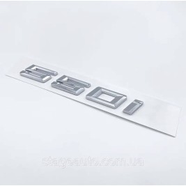 Шильдик BMW, Напис Багажника BMW 550i, 550I, E34, E39, E60, E61, F07, F10, F11, G30