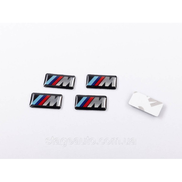 BMW on M wheels, self-adhesive.