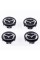 Caps plugs for alloy wheels MAZDA Mazda 56 mm Black, long legs BBM2 37 190
