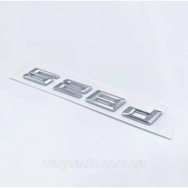 BMW Badge, Trunk Inscription BMW 528d, 528D, E34, E39, E60, E61, F07, F10, F11, G30