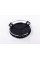 Caps plugs for Mercedes Benz disks Mercedes 75 mm Black Gloss + chrome A2204000125